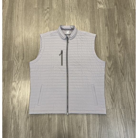johnnie-O Crosswind Quilted Performance Vest Seal Size XL Mazda Cars Embroidered - Picture 1 of 10
